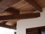 casa futura laika prefabbricata legno portico particolare